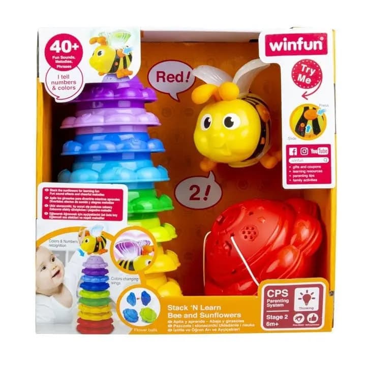 WINFUN – Stack ‘N Learn Bee and Sunflowers