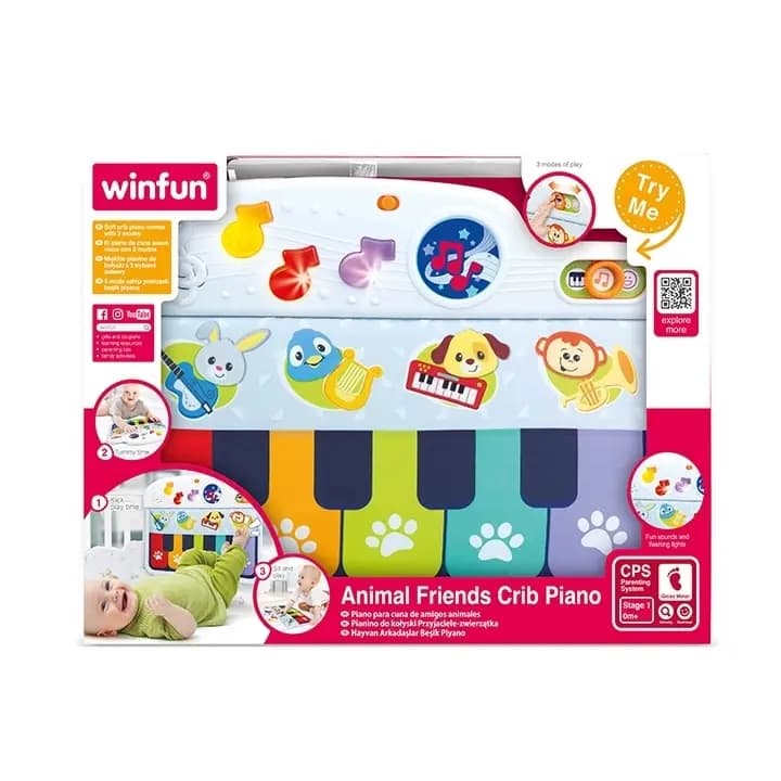 WINFUN – Animal Friends Crib Piano