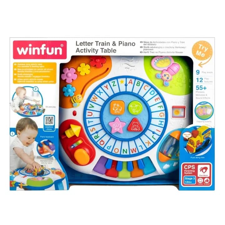 WINFUN – Letter Train & Piano Activity Table