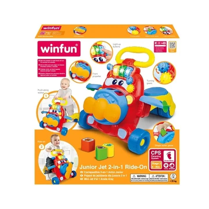 WINFUN – Junior Jet 2-in-1 Ride On