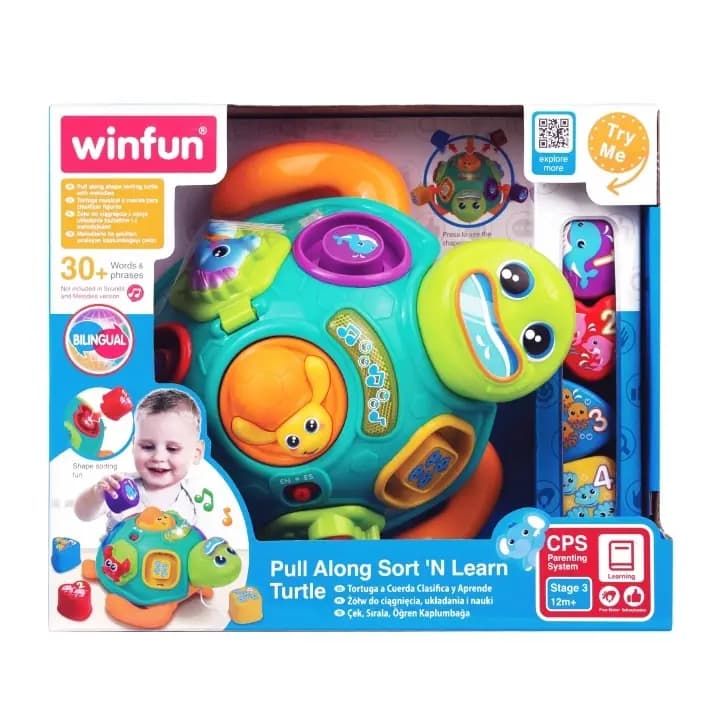 WINFUN – Pull Along Sort ‘N Learn Turtle