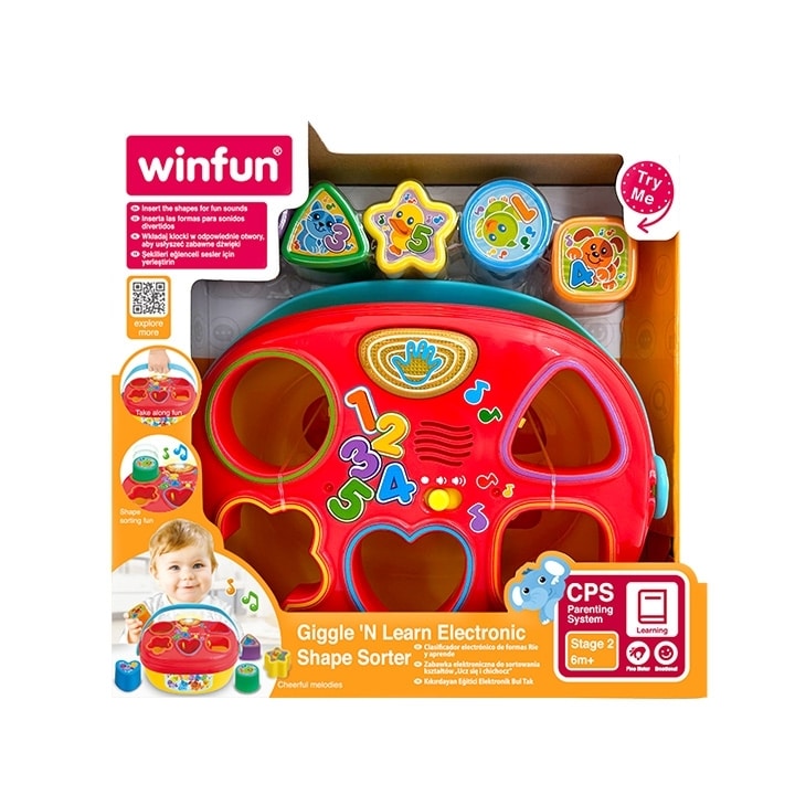 WINFUN - Giggle 'N Learn Electronic Shape Sorter