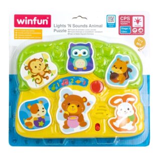 WINFUN - Lights 'N Sounds Animal Puzzle