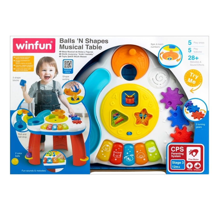 WINFUN - Balls 'N Shapes Musical Table