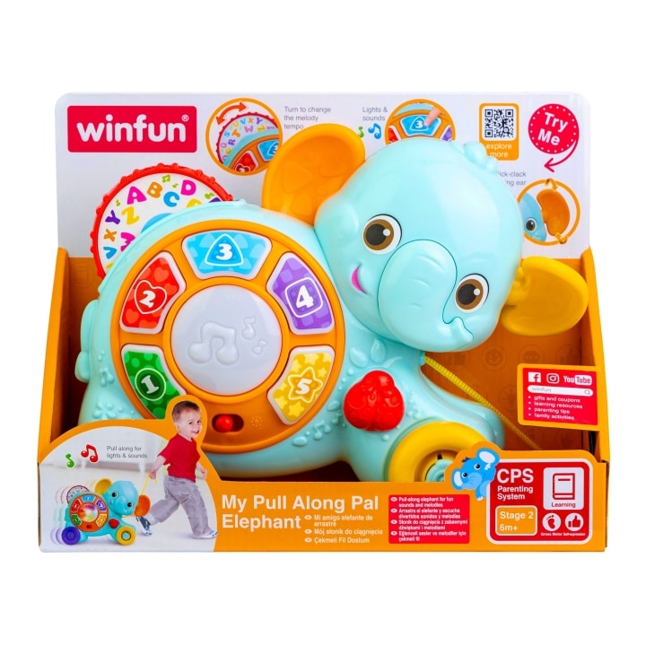 WINFUN - My Pull Along Pal Elephant